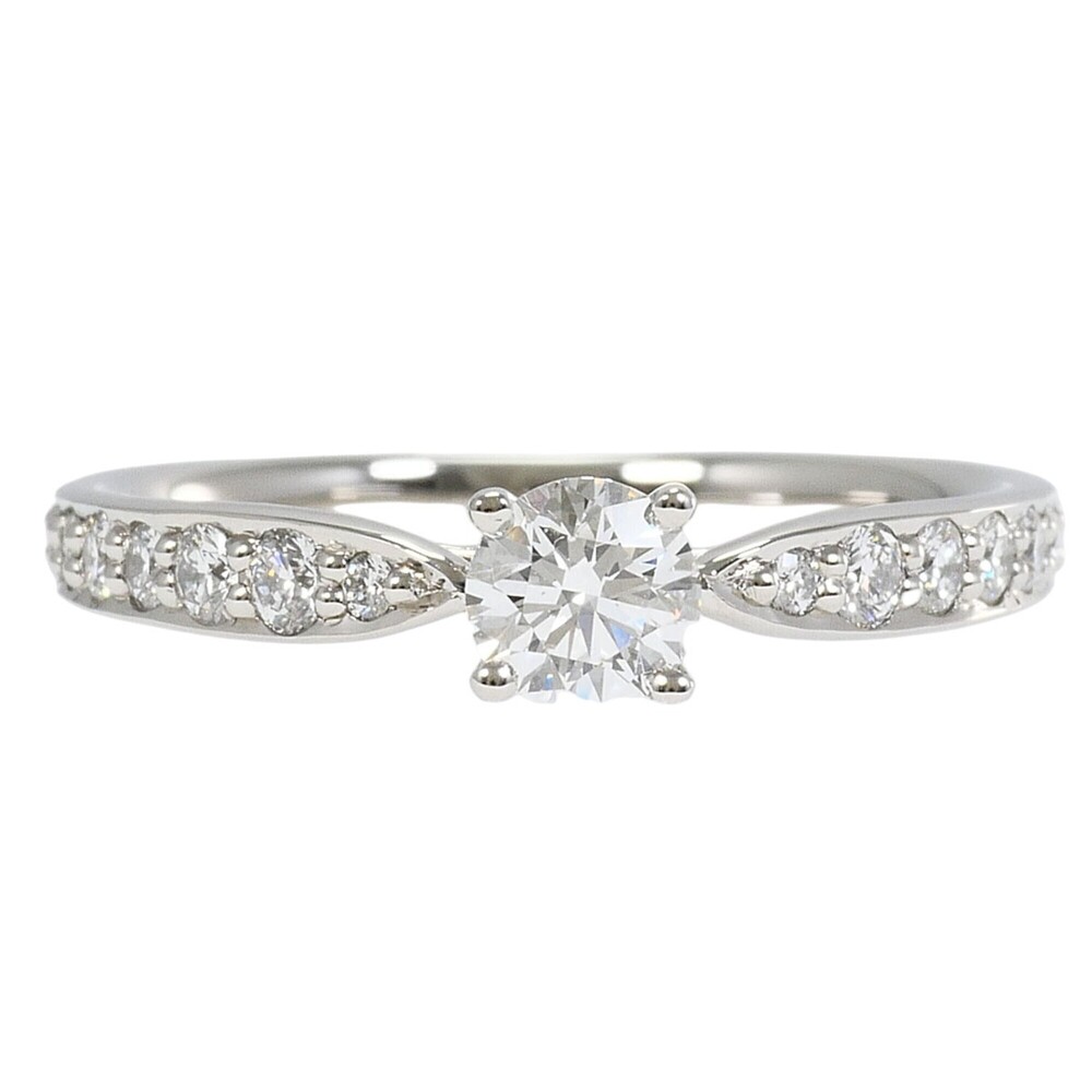 Tiffany & Co. Solitaire Platinum Ring (PT950) with 0.20ct VVS1 Diamond, Total...